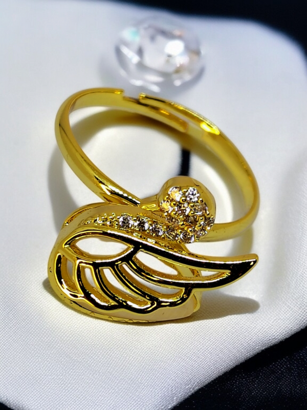 Zebarkart Anti Tarnish Swan Finger Ring